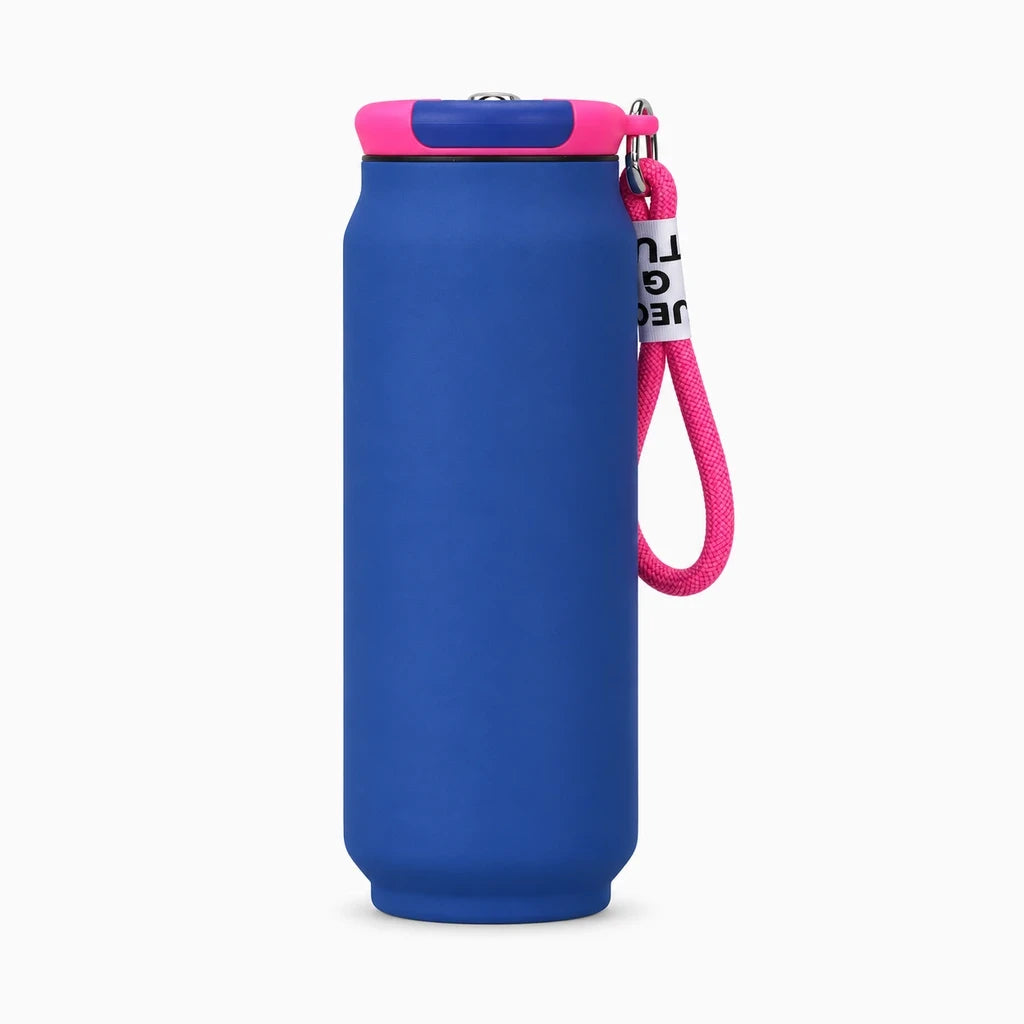 Thermos thé en sept coloris : violet, blanc, rose, bleu et rouge, sélection variée